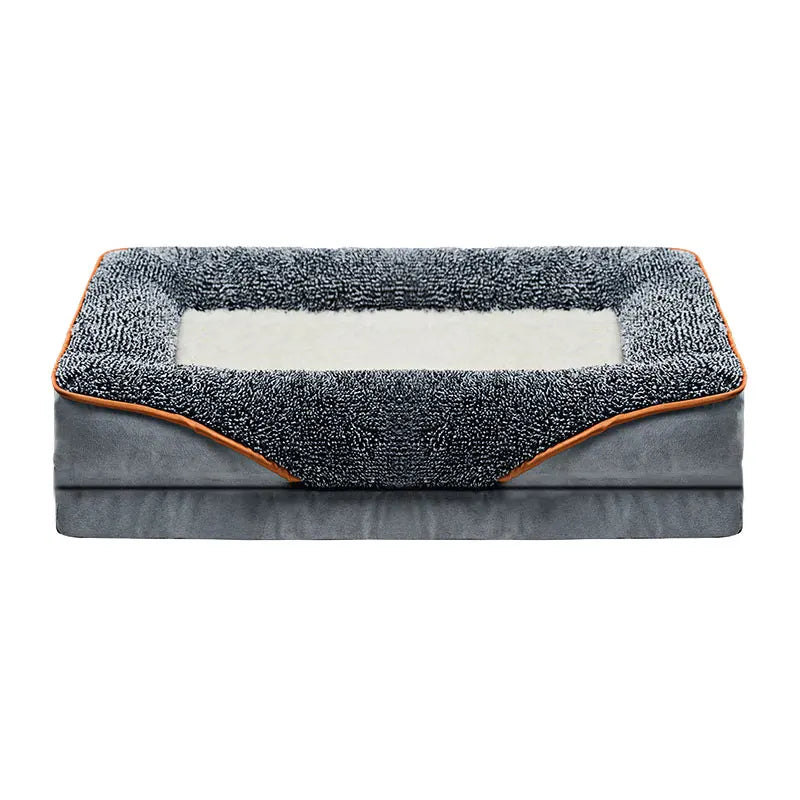 Dog Bed Removable Washable Coral Fleece for All Seasons