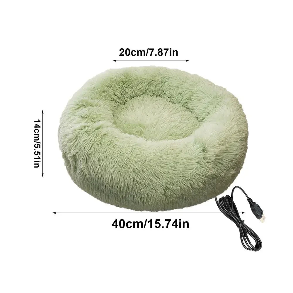 Electric Heated Dog Bed Silk For Winter Indoor Pets