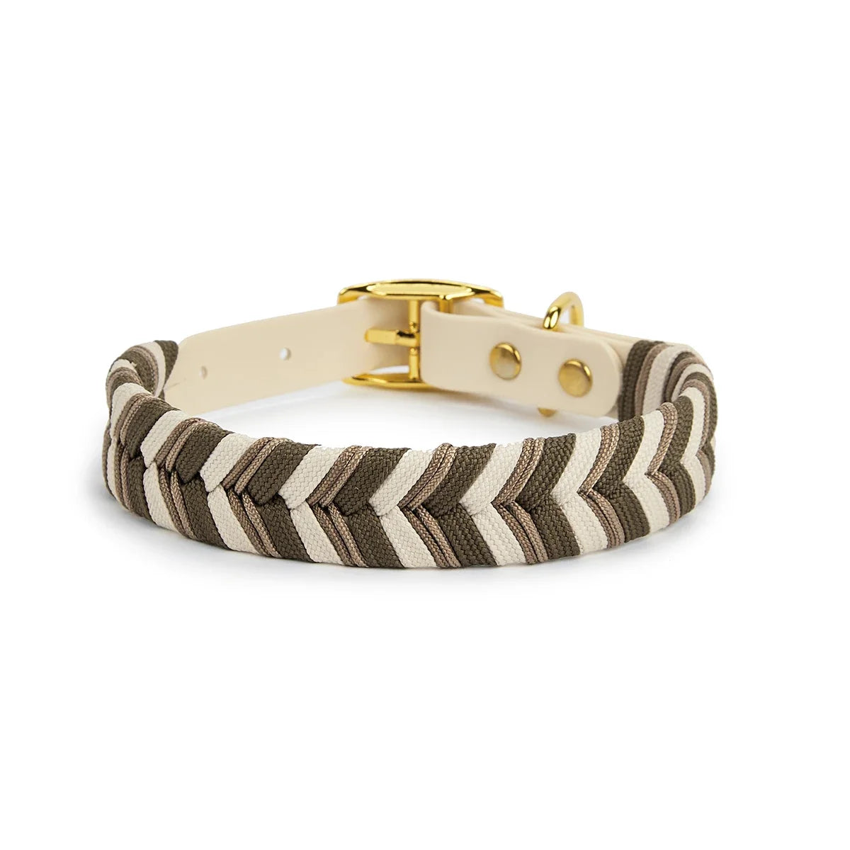 Dog Collar Handmade Striped Polyester For All Breeds