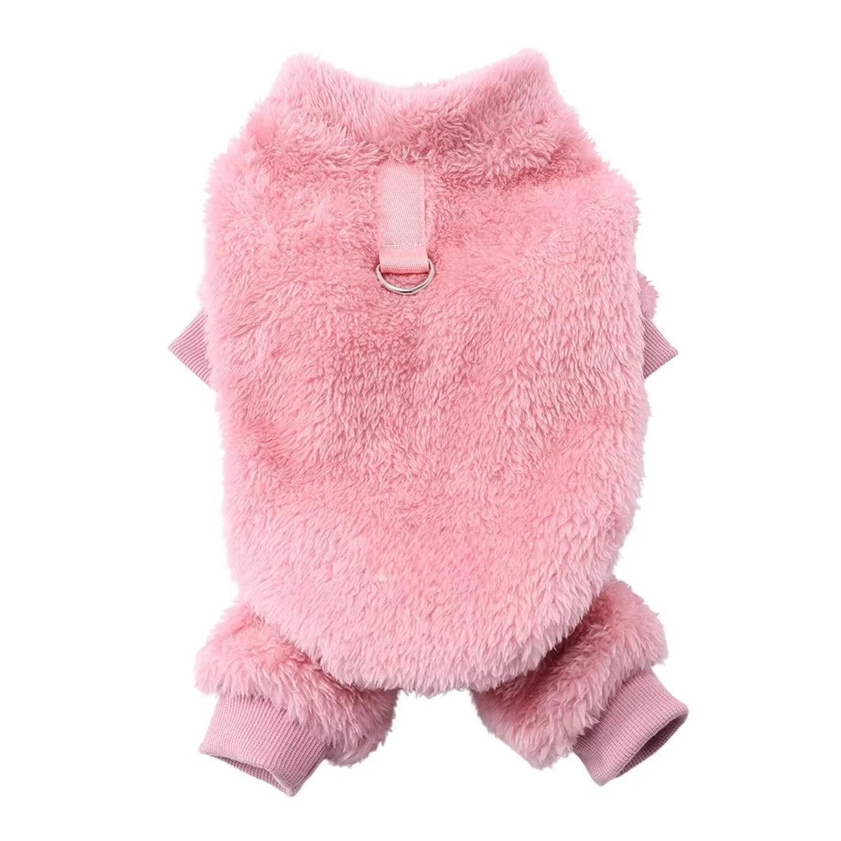 Dog Jumpsuit Winter Coat With Soft Flannel Lining Warm