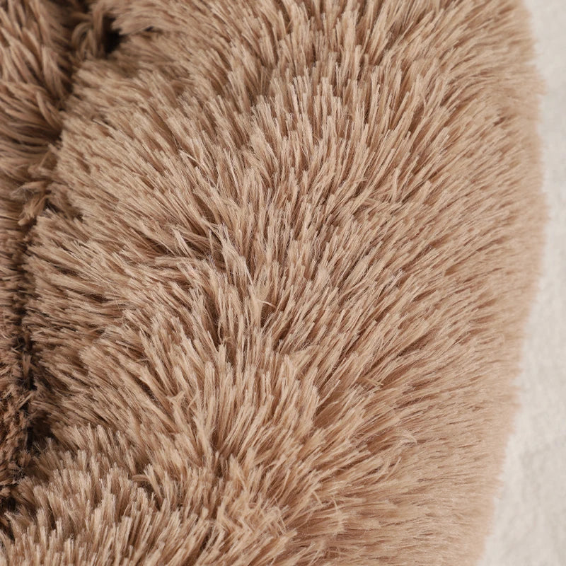 Dog Bed Ultra Soft Plush Winter Warm For Pets Cozy