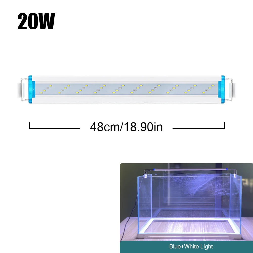 LED Aquarium Light Super Bright for Aquatic Plants and Fish Tanks