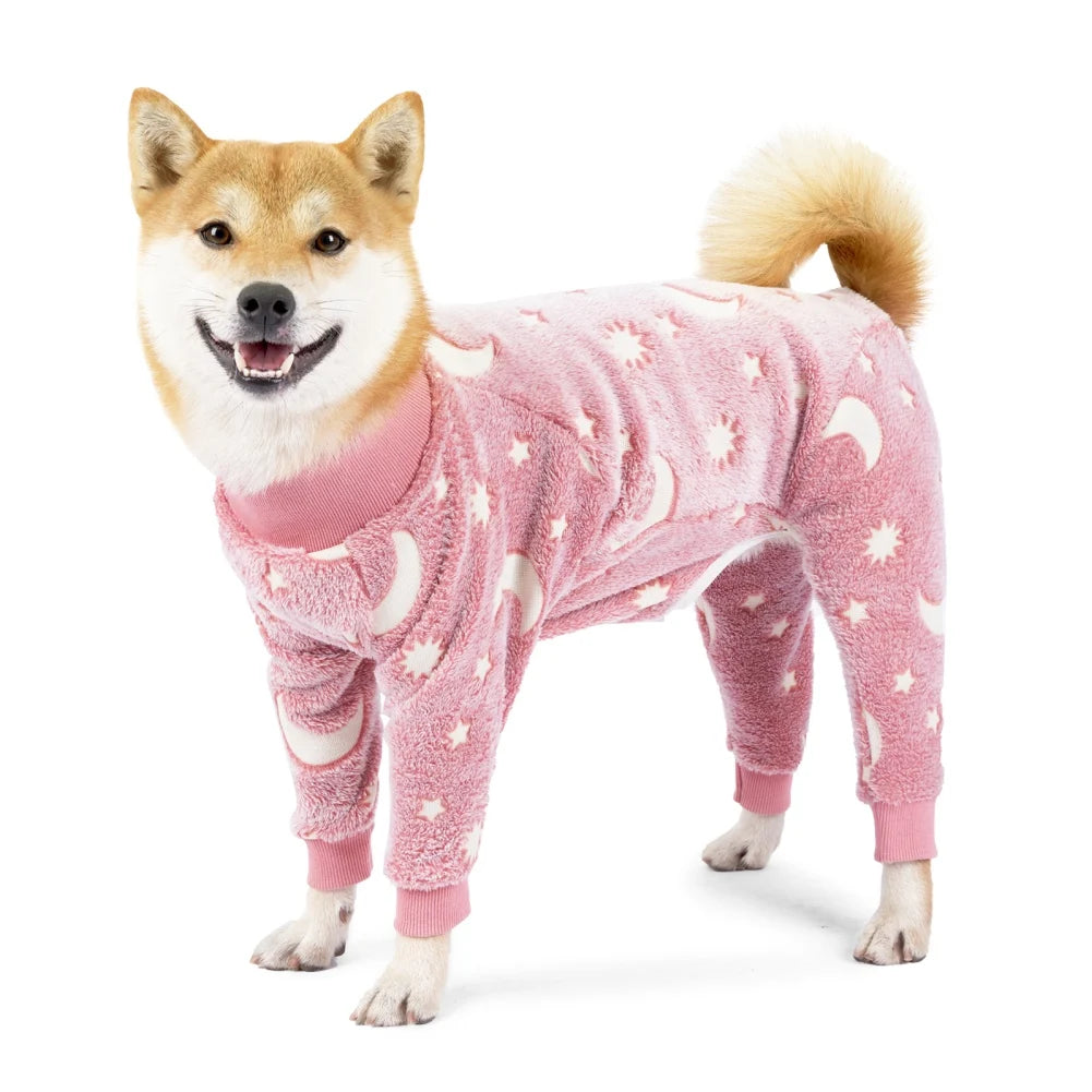 Dog Jumpsuit Fleece Cozy All-Season Winter Wear Dogs