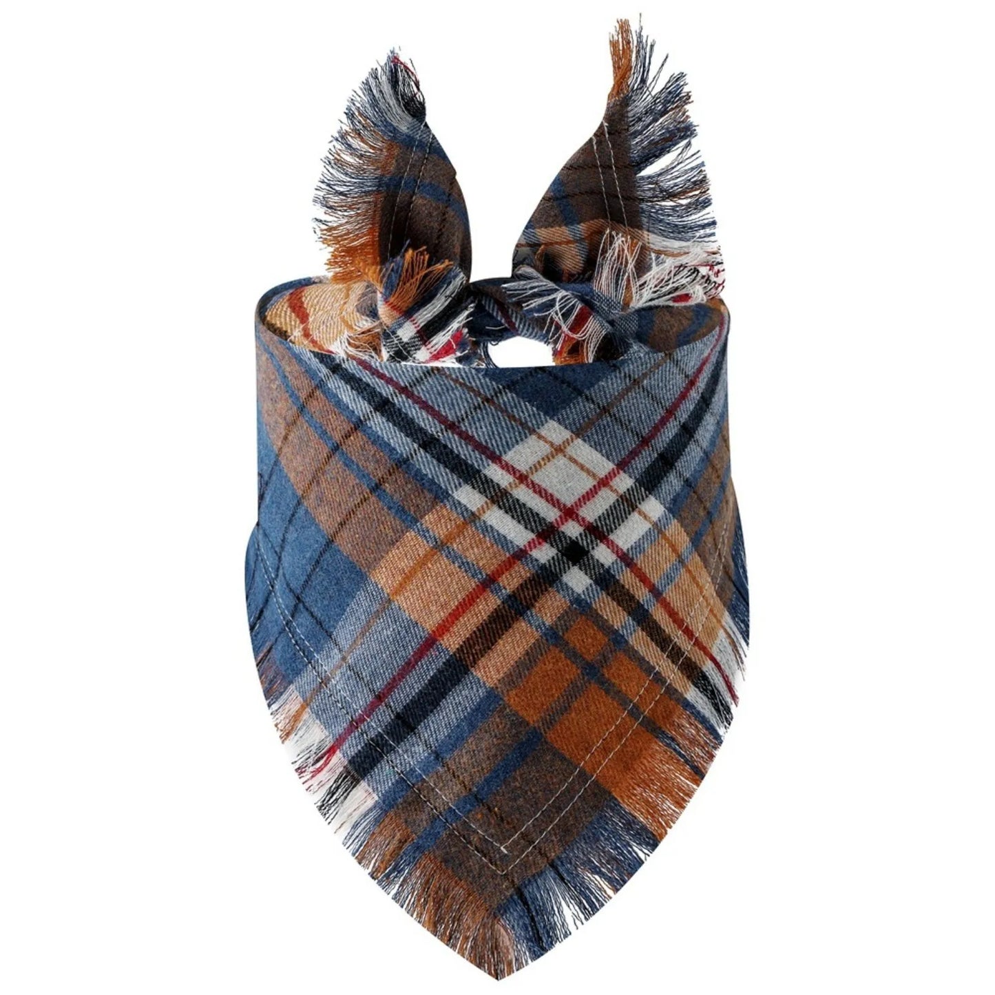 Dog Bandana with Tassel Edges Holiday Party Accessory