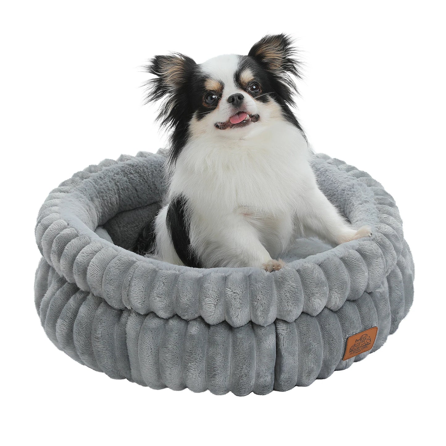PAWZ Road Dog Bed Washable Round Corduroy Anti Slip Bottom