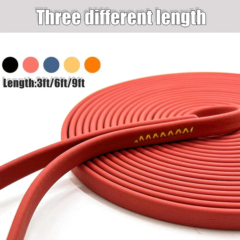 Dog Leash Waterproof Easy-Clean PVC Training Rope For All Breeds