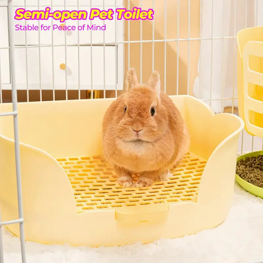 Rabbit Litter Box Corner Toilet Trainer For Small Animals