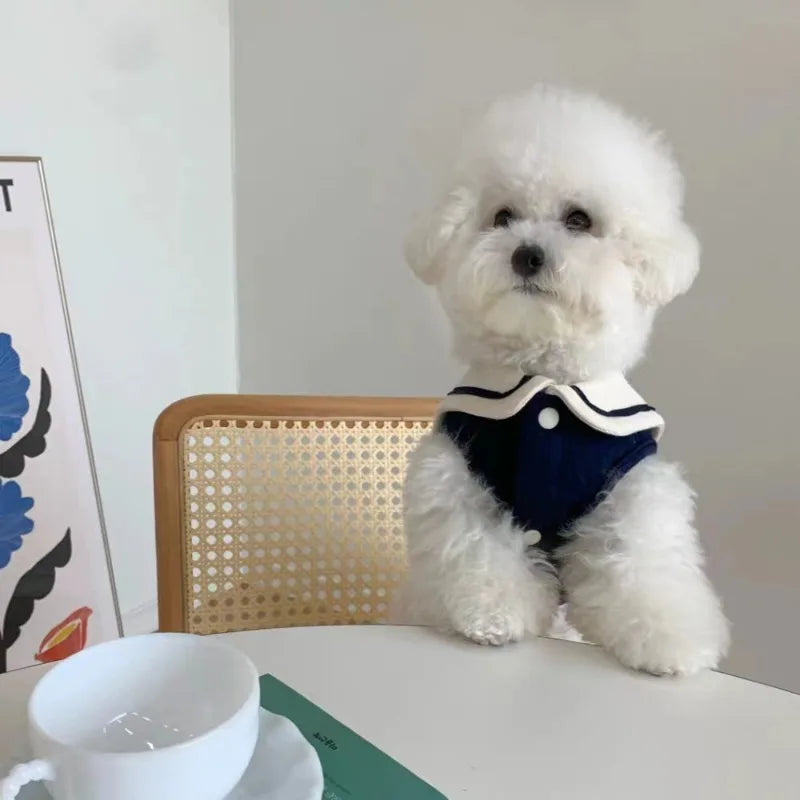 Cute Dog Vest T-Shirt Polo Shirt for Small and Medium Dogs Puppy Clothes Sweatshirt