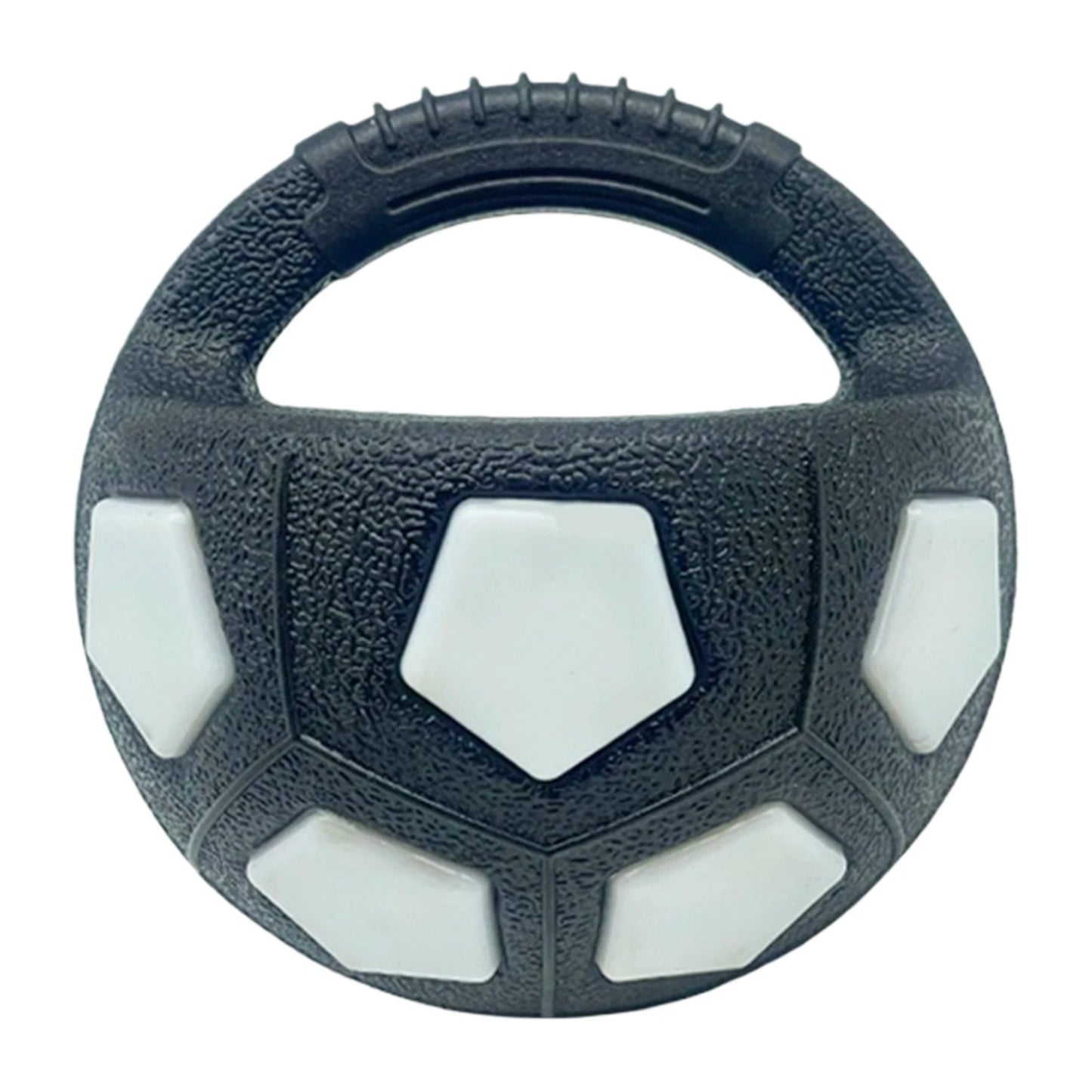 Dog Calming Ball With Handle Football Toy, Squeaky Interactive