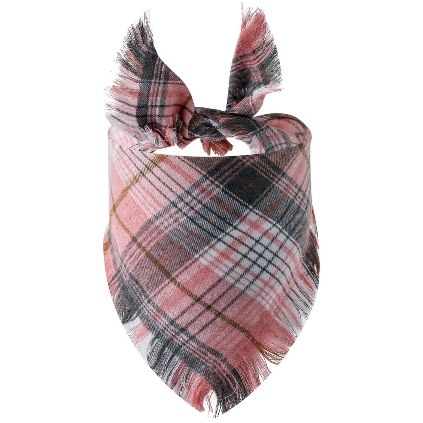Dog Bandana with Tassel Edges Holiday Party Accessory