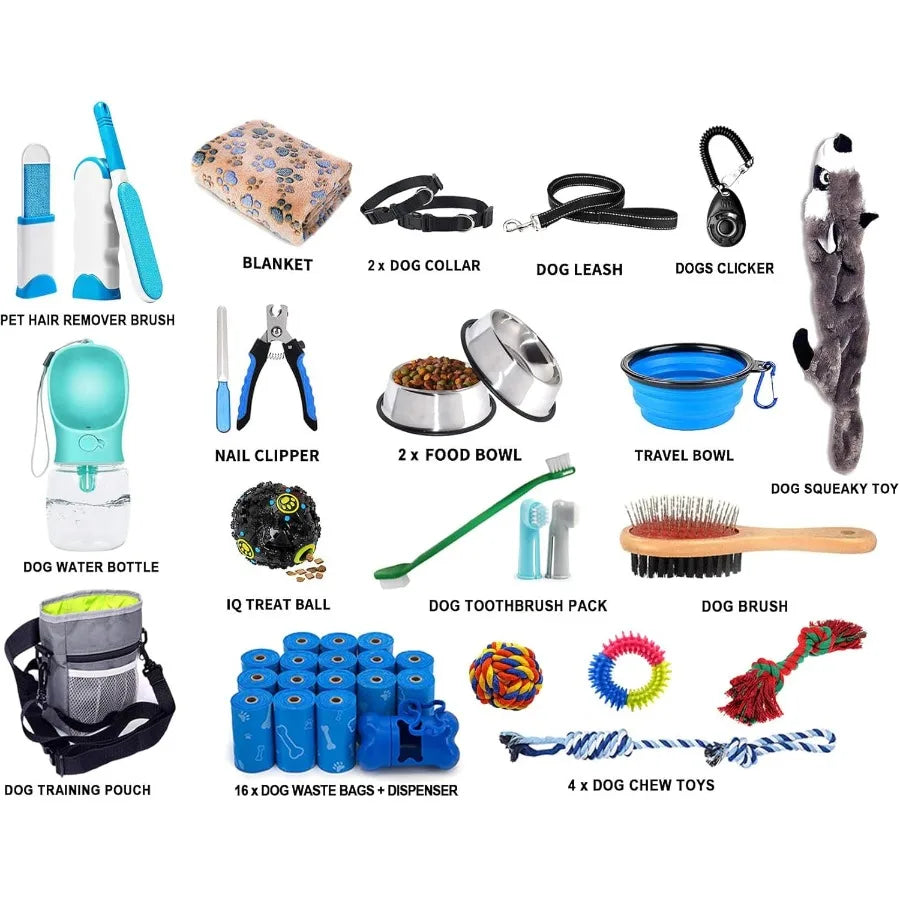 Puppy Starter Kit 39-Piece Essentials for New Dog Owners