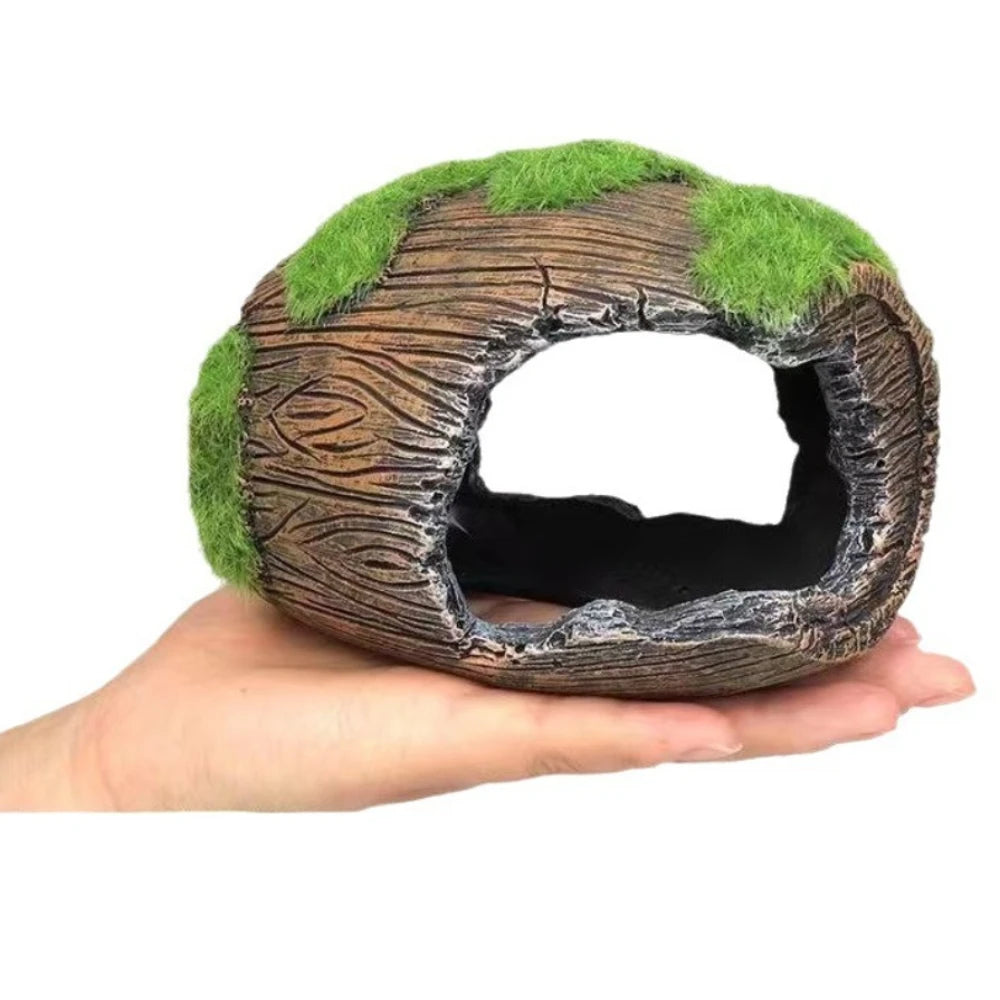 Aquarium Barrel Decoration Resin For Fish And Shrimp