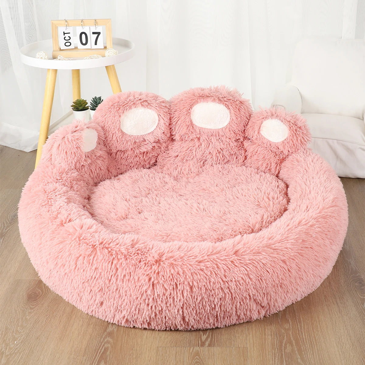 Dog Bed Winter Warm For Pets Soft Plush Cushion Mat