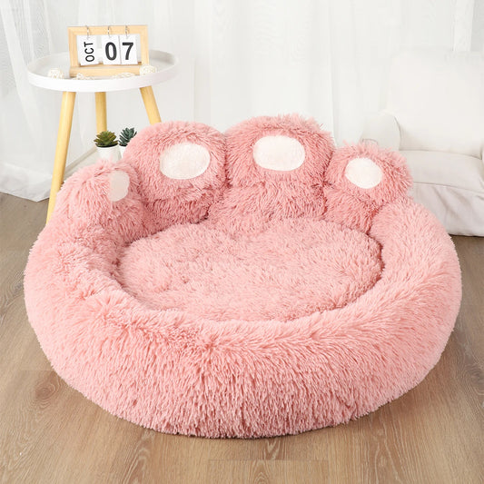 Dog Bed Winter Warm For Pets Soft Plush Cushion Mat