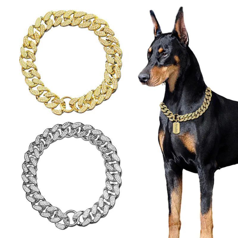 Dog Collar Diamond Inlay