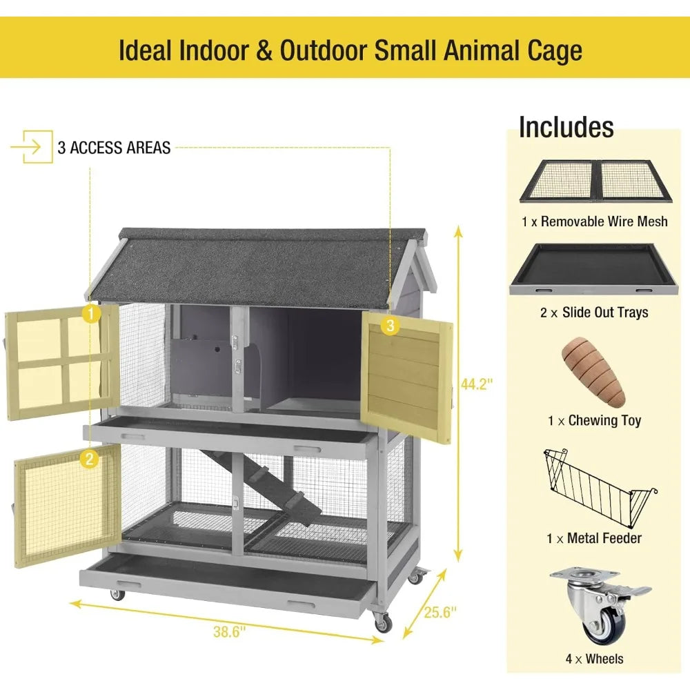 Rabbit Hutch Removable Wire Rack US Origin Edition