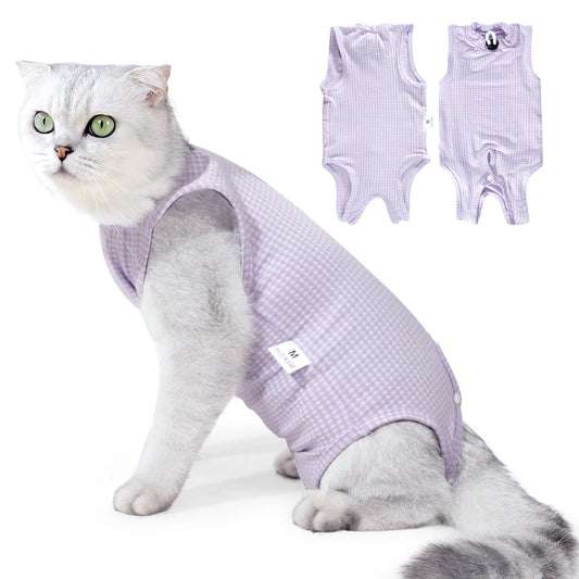High-concerned Cat Recovery Suit Soft Onesie for Cats