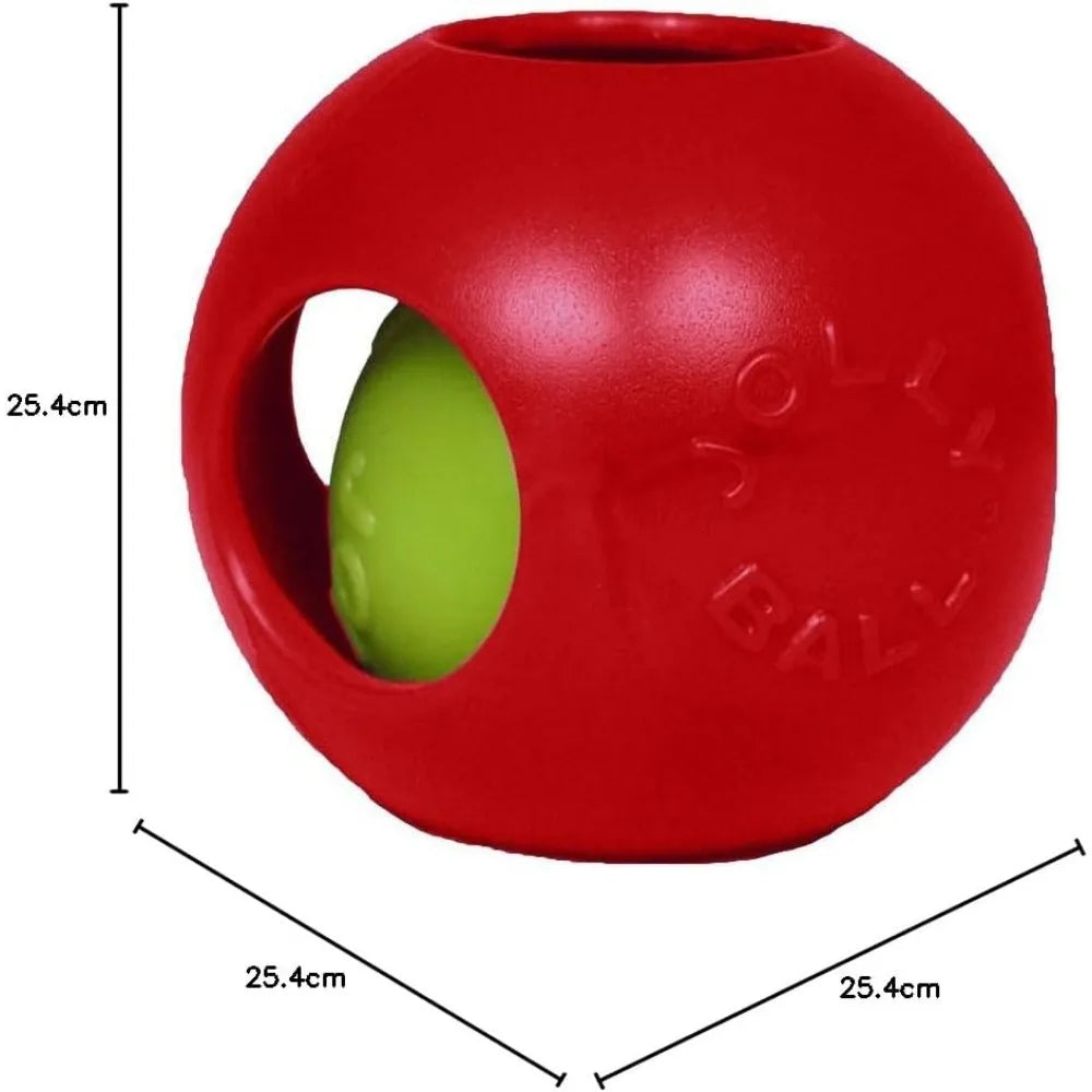 Dog Toy Teaser Ball Plastic Puzzle With Inner Ball