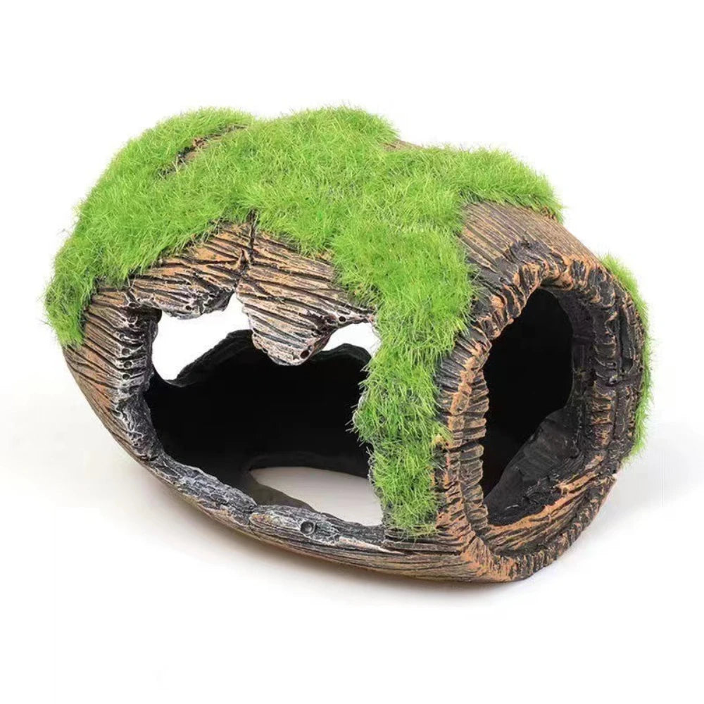 Aquarium Barrel Decoration Resin For Fish And Shrimp