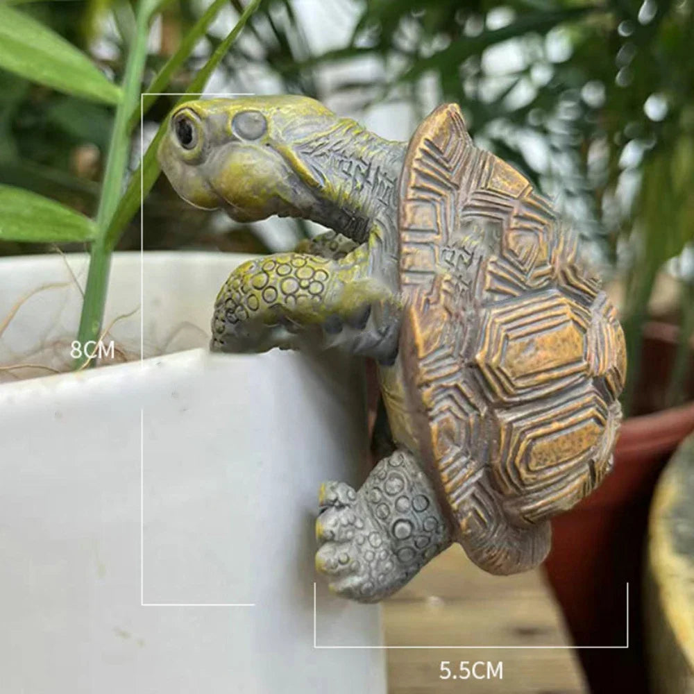 Fish Tank Hanging Turtle Ornaments Resin For Aquariums