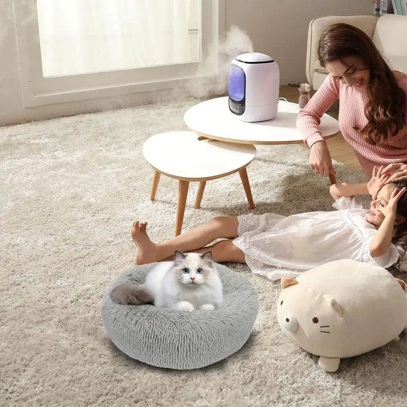 Electric Heated Dog Bed Silk For Winter Indoor Pets