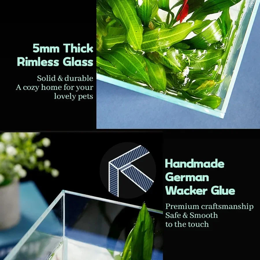 Aquarium Ultra Clear Low Iron Rimless Glass for Fish