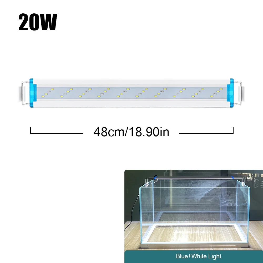 LED Aquarium Light Super Bright for Aquatic Plants and Fish Tanks