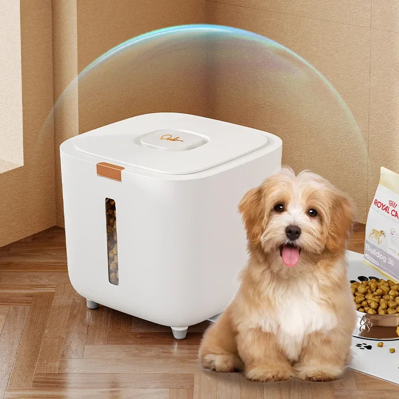 Pet Food Storage Barrel Copper Sealed Moisture Proof