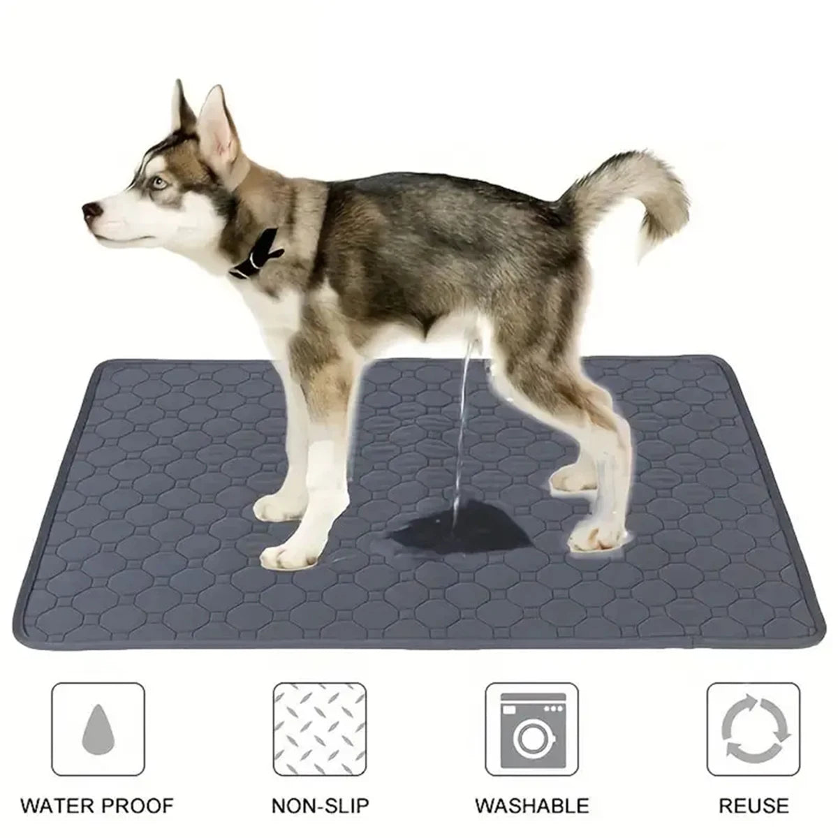 Winter Dog Pee Pad Travel Car Seat Mat Machine Washable
