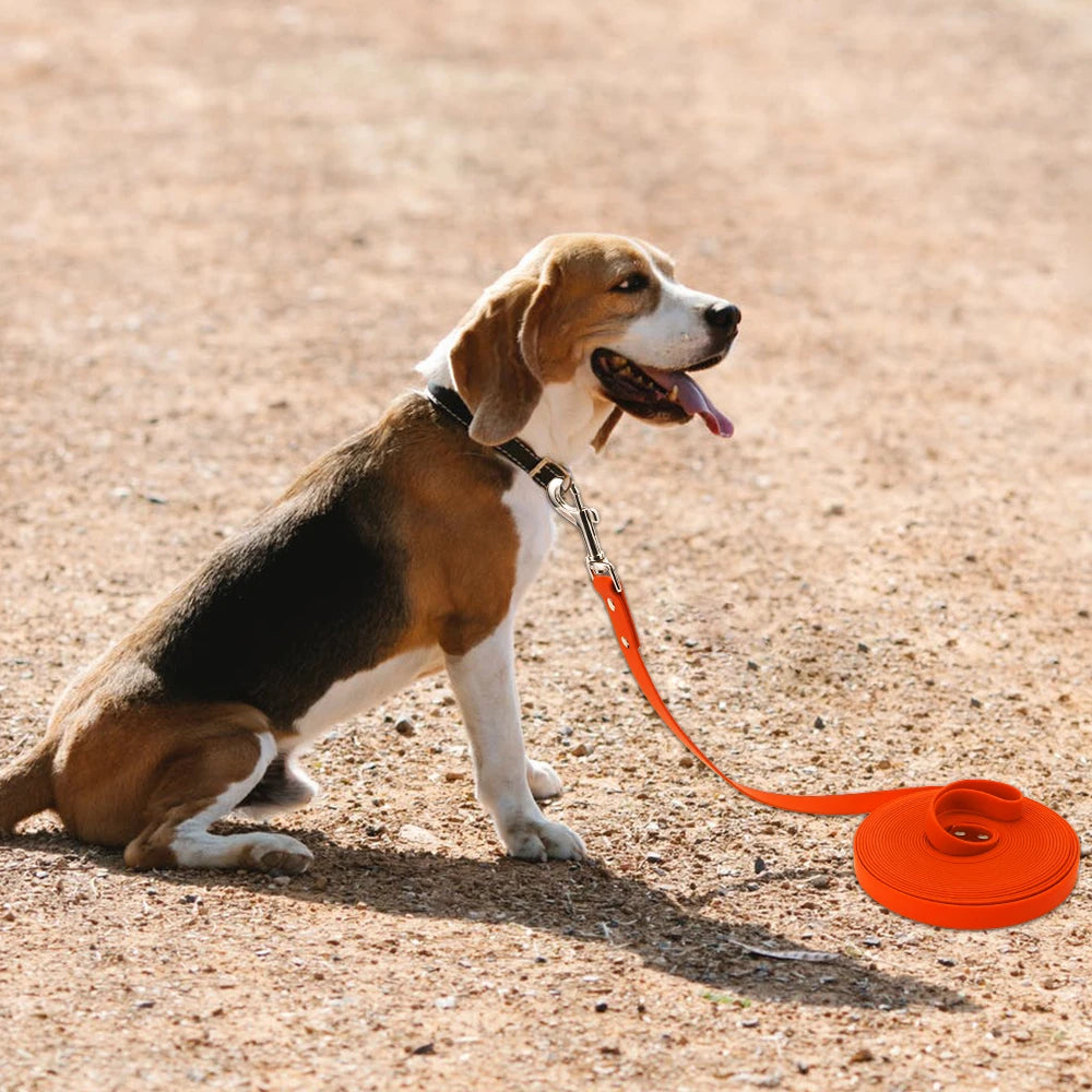 Dog Leash Waterproof PVC Durable Easy Clean Walking Lead