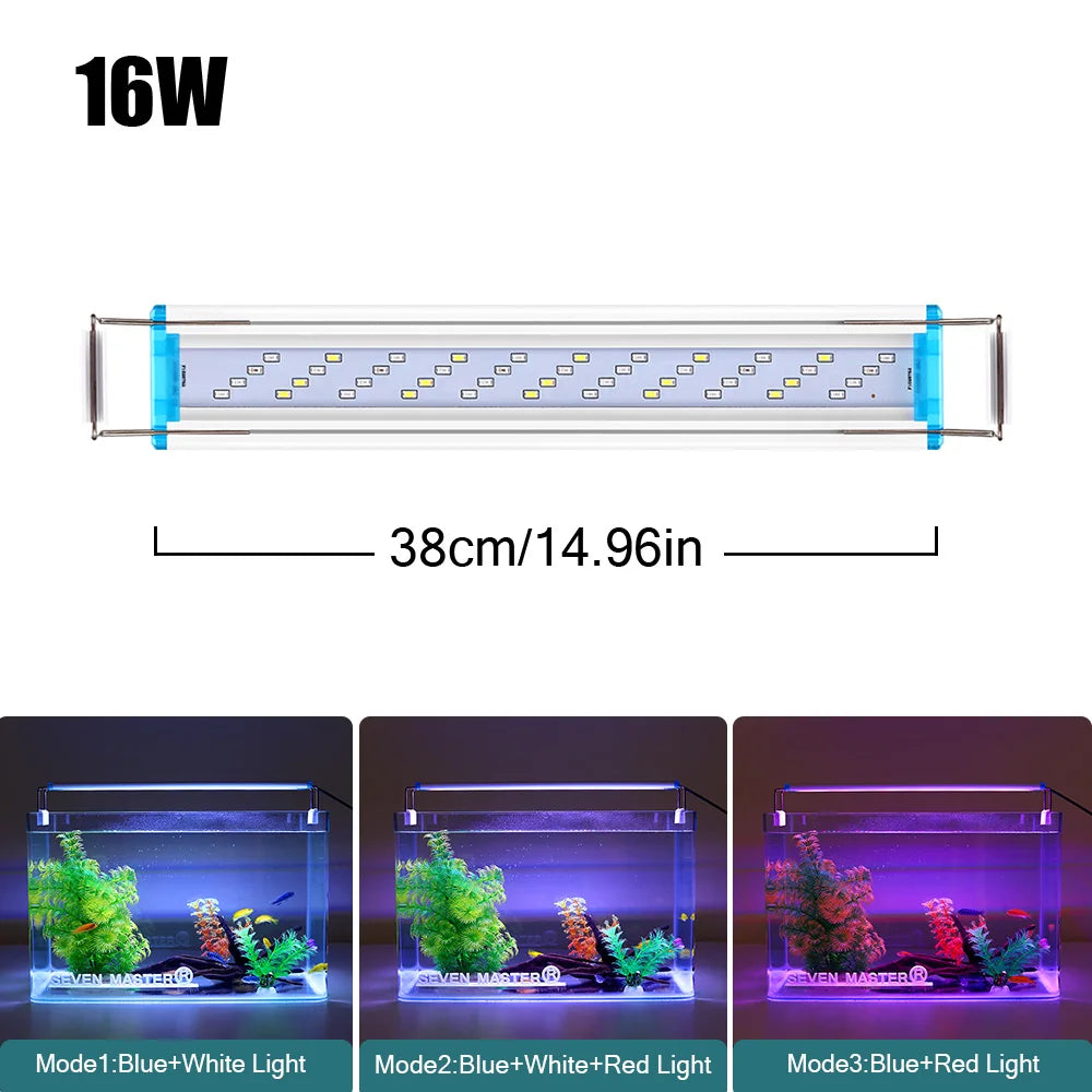 LED Aquarium Light Super Bright for Aquatic Plants and Fish Tanks