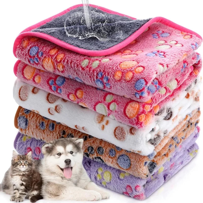 Pet Blanket Coral Fleece For Dogs And Cats Home Use
