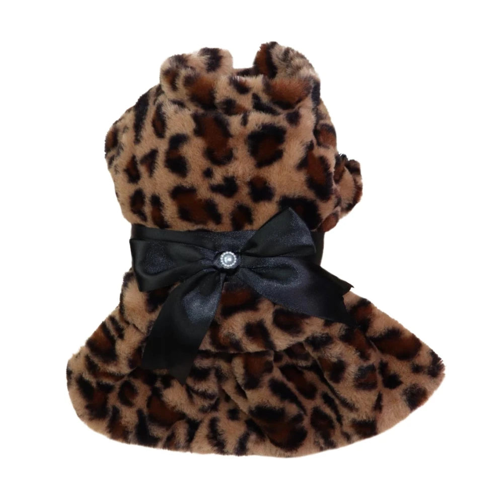Dog Coat Leopard Print Jacket For Pets Outfit Collection