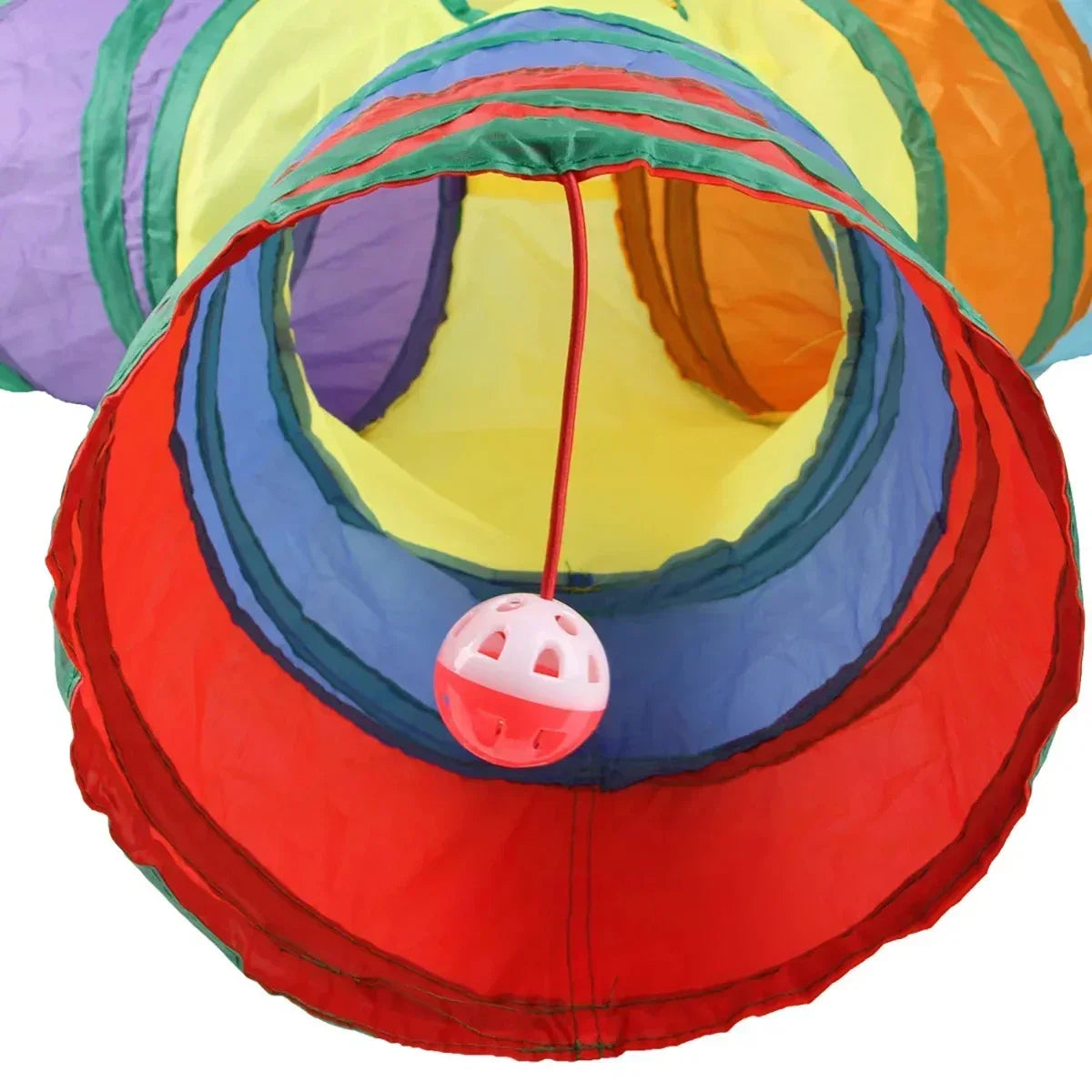 Cat Play Tunnel Foldable Toy for Cats and Small Pets