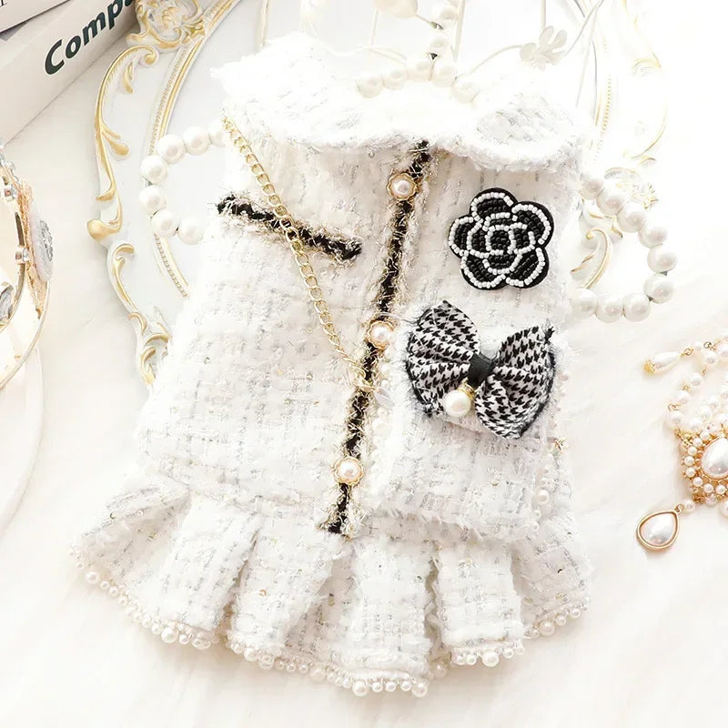 Dog Dress Winter Apparel Outfit For Pets Collection