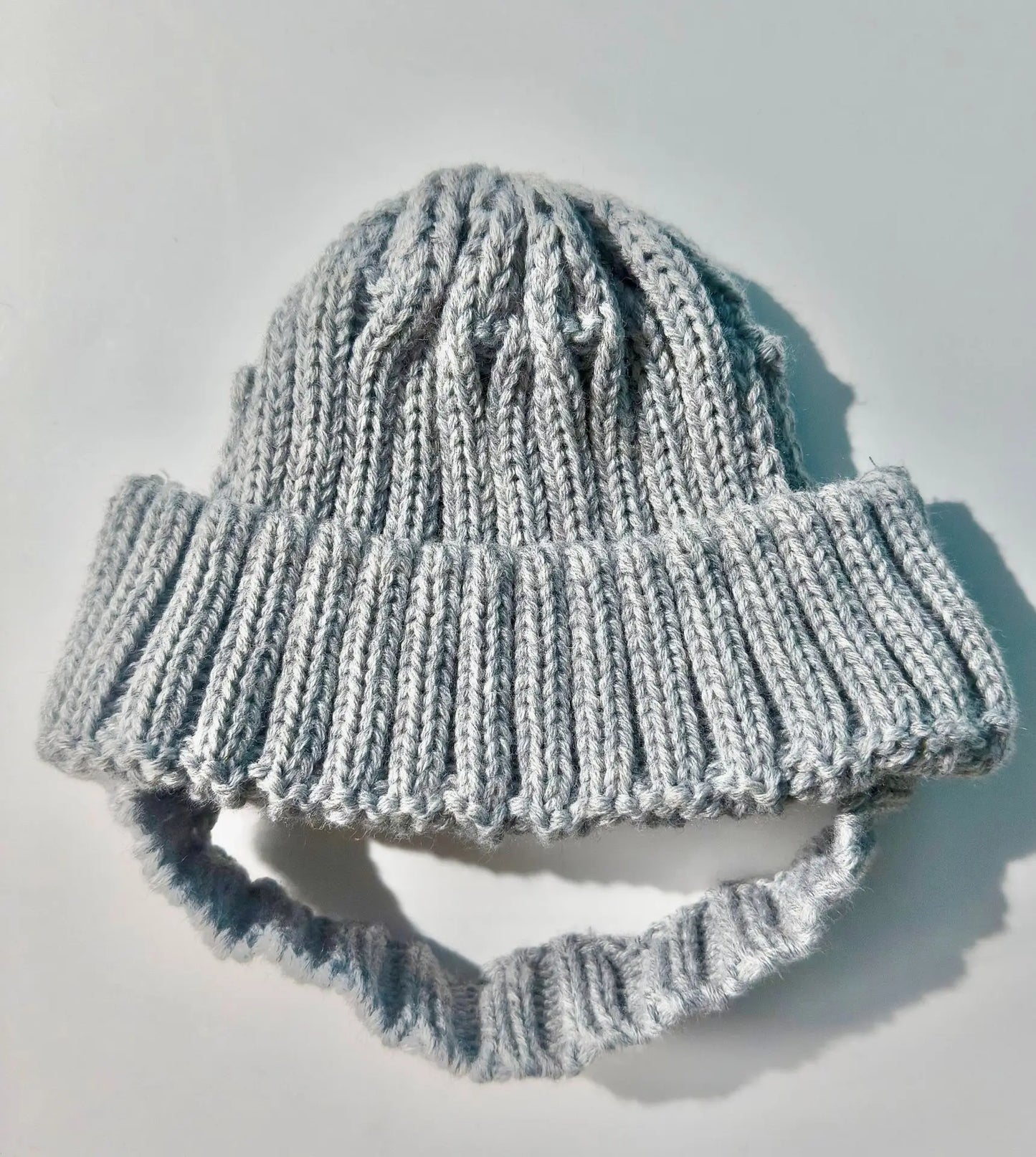 Dog Beanie Festive Knit Hat With Ear Holes For Winter