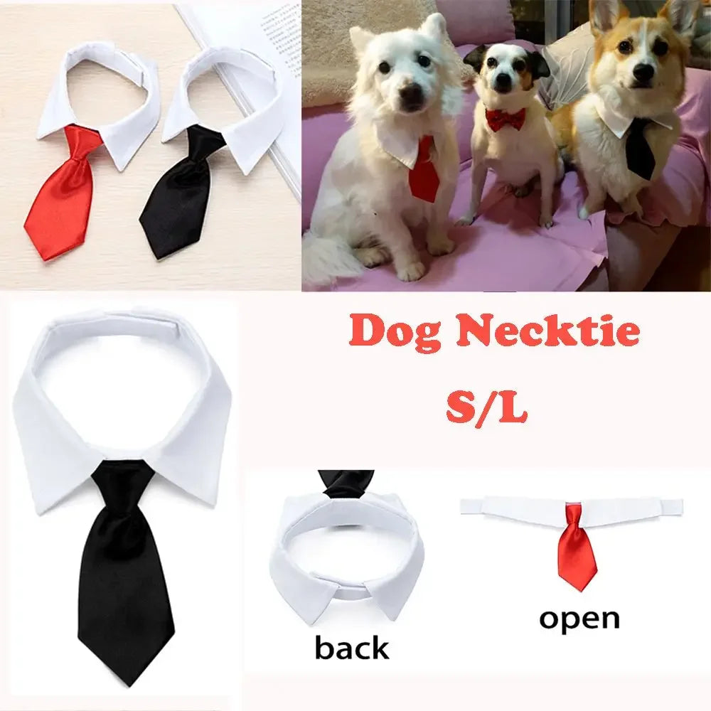 Pet Bow Tie Cotton Tuxedo Necktie for Small Dogs Cats