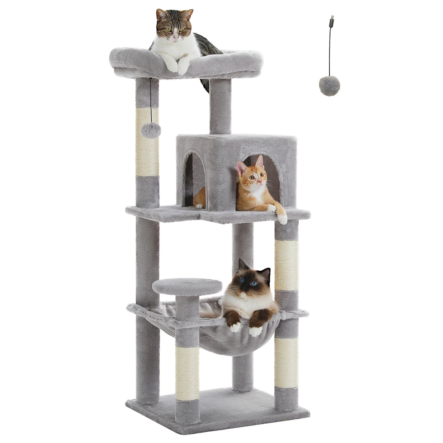 PETEPELACN Cat Tree 5-Level Tower for Indoor Cats Premium