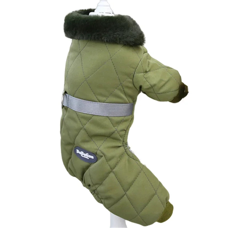 Dog Jumpsuit Hoodie Cozy All Season Petwear For Dogs