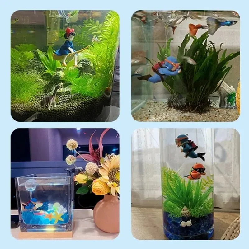 Fish Tank Diver Ornament PVC Floating Ball Decoration