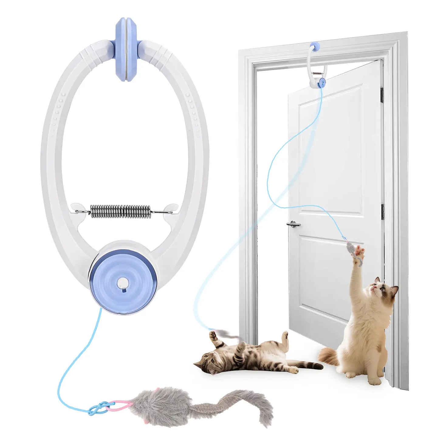Cityflee Cat Toy Door Hanging USB Rechargeable Interactive