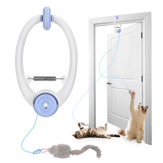 Cityflee Cat Toy Door Hanging USB Rechargeable Interactive