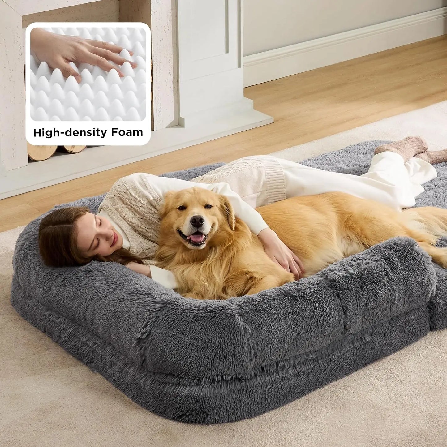 Dog Bed Orthopedic Foam For Adults And Pets Great For Home Use