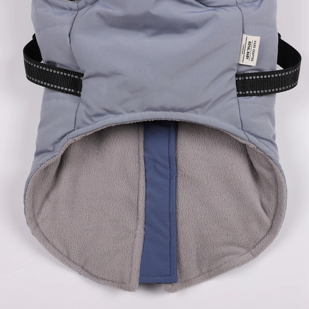 Dog Winter Jacket With Harness Waterproof Cotton Coat