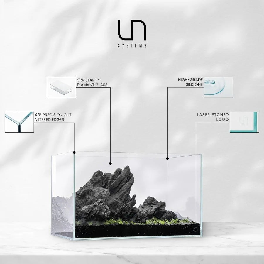Fish Tank Rimless For Everyday Home Aquariums And Display