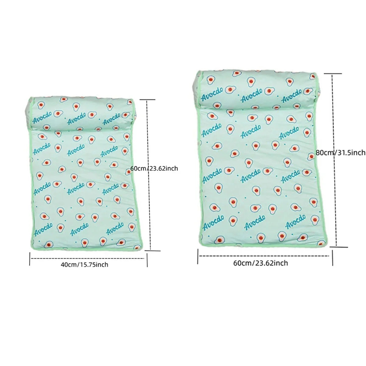 Dog Cooling Mat Silk Pad for Summer Breathable Bed