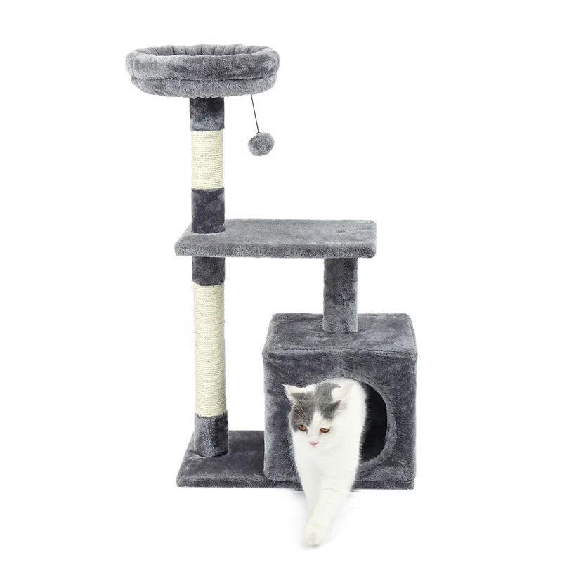 PAWZ Road Cat Tree With Sisal Scratching Post Indoor Cats
