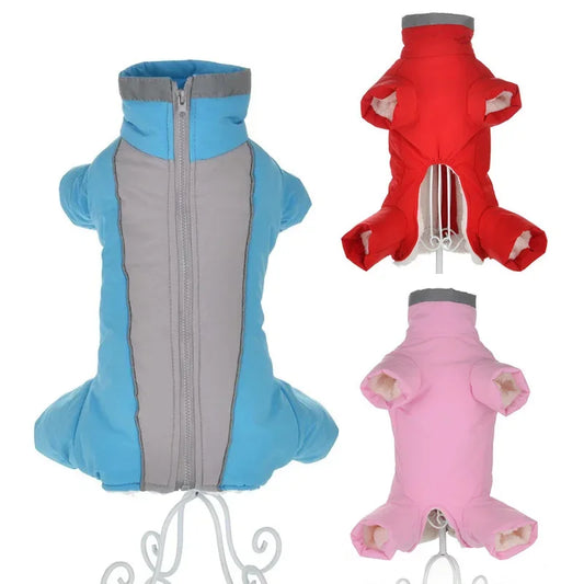 Dog Coat Warm Fleece Jacket For Winter Travel All Weather