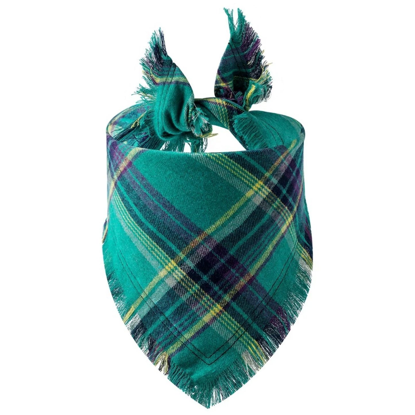 Dog Bandana with Tassel Edges Holiday Party Accessory