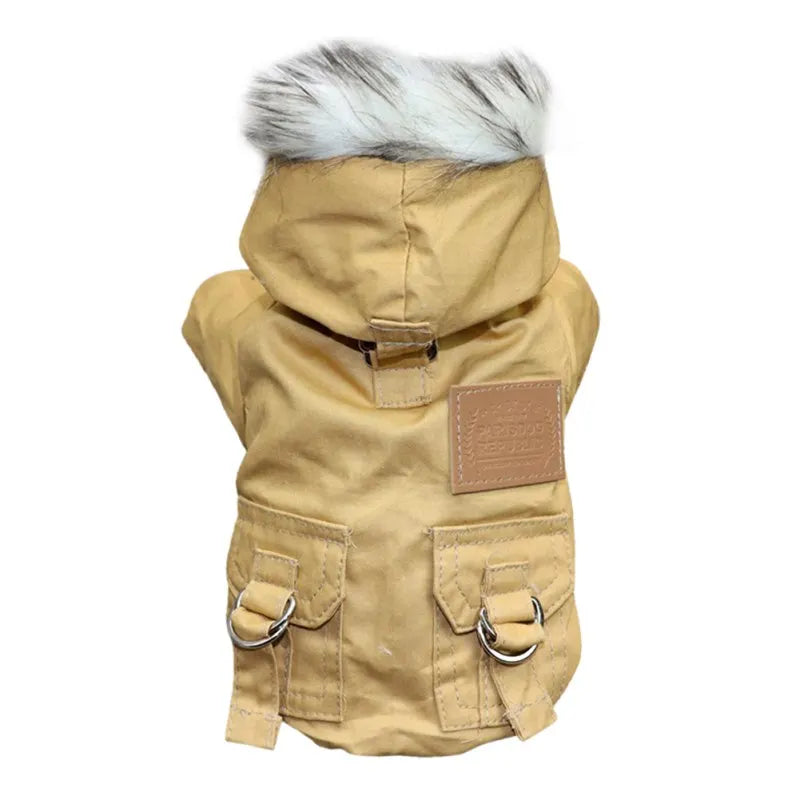 Dog Coat Polyester Cotton Warm Winter Hoodie For Dogs